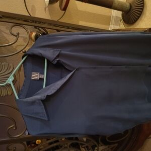 Blue Button-Up Shirt